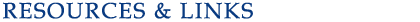 Resources and Links Resources and Links